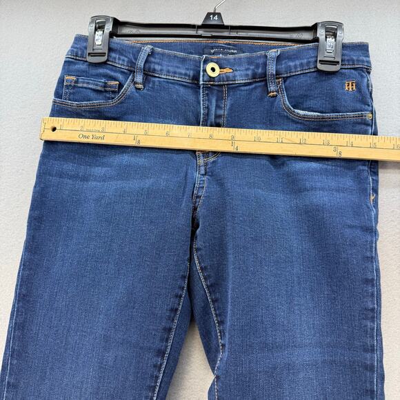 Tommy Hilfiger Jeans Women's 6 Dark Blue Greenwich Skinny Preppy Normcore - Picture 12 of 15